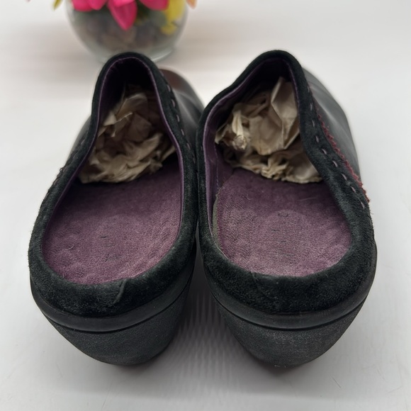 Privo Black Leather Slip On Mule Size 8.5 CM7157E - Picture 3 of 8